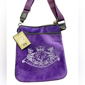 NWT! Vintage Juicy Couture Bag Purse Handbag Scottie Dog Purple NEW!